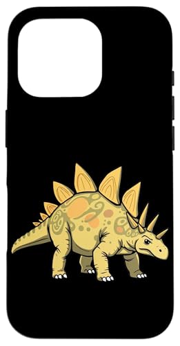 �X�e�S�T�E���X�A�X�e�S �f�B�m �f�U�C��, Stegosaurus, Stego Dino Design �X�}�z�P�[�X iPhone 16 Pro �p