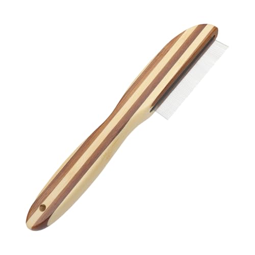 Peine para piojos de metal – Dientes finos reutilizables, limpiador de caspa profunda, cepillo de tratamiento del cuero cabelludo | Reduce los problemas de pelo, herramienta de aseo para eliminati