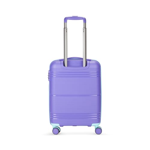 Image of Skybags Cabin Paratrip Hard Luggage (55 cm) | Polypropylene Luggage Trolley with 8 Spinner Wheels| Purple Oppulence | Unisex