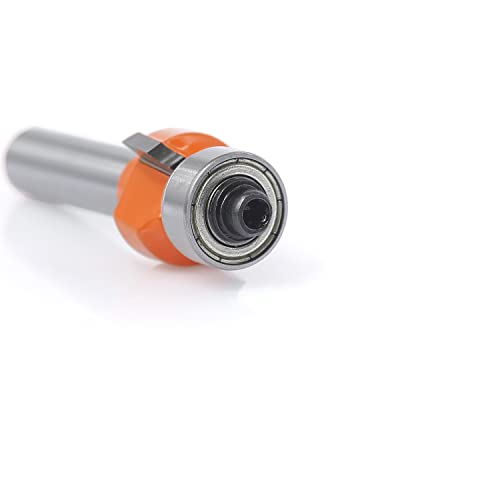 Sinoprotools Abrundfräser 8mm Schaft, Rundfräser Standard Radiusfräser Radius 2mm, Abrundfräser Fräser Oberfräse mit Kugellager, Abrundfräser für Kantenfräse/Frästisch (Ø-Schaft 8mm, R2)