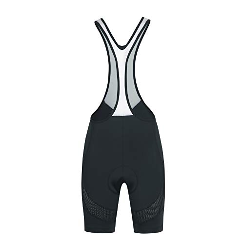 beroy Women\'s Cycling Bib Shorts, 3D Padded Bike Bib Tights Breathable Bicycle Shorts(M Black) - Thumbnail 2