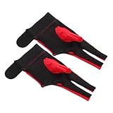 Comfortable and breathable: the thin and breathable fabric ensures a comfortable fit, allowing for natural hand movement and flexibility,three fingers snooker glove,cue sports gloves
