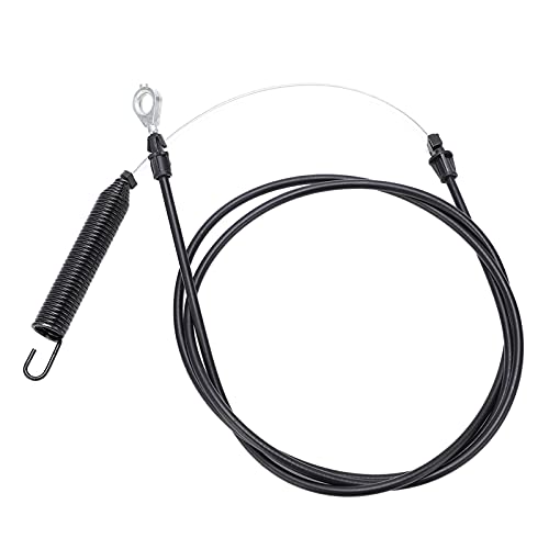 Akozon Clutch Cable, 197257 Engine Deck Engagement Cable ABS Metal Black Replacement For Craftsman 38in 42in Deck Riding Mower by Akozon - Image 8