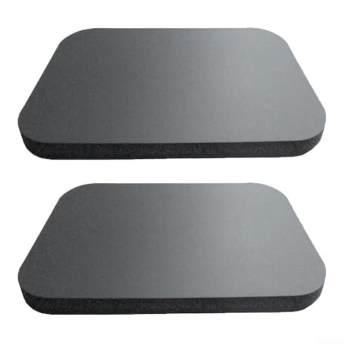 Juego de 2 rodilleras de espuma para yoga, para apoyo antideslizante en rutinas de ejercicio y fitness (38 x 20 x 1 cm)