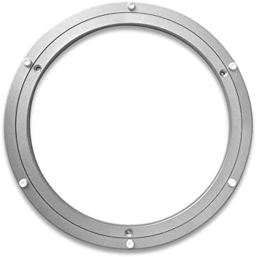 Troops BBQ Lazy Susan Turntable Ring - Medium-Duty Aluminum Lazy Susan Bearing Hardware Single-Row Ball Bearings for Heavy Loads (225 lbs. Capacity) - 12 Inches