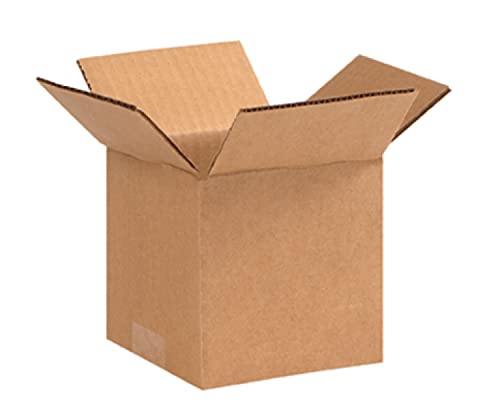 Image of Secure Seal - 5x5x5 Pack of 100 Corrugated Cardboard Packing Shipping Mailing Moving Carton Boxes