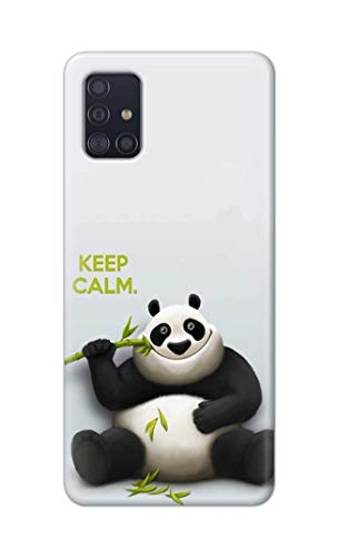 Image of PRINTFIDAA� Printed Hard Back Cover Case for Samsung Galaxy M31s Back Cover (Cartoon Panda) -2808