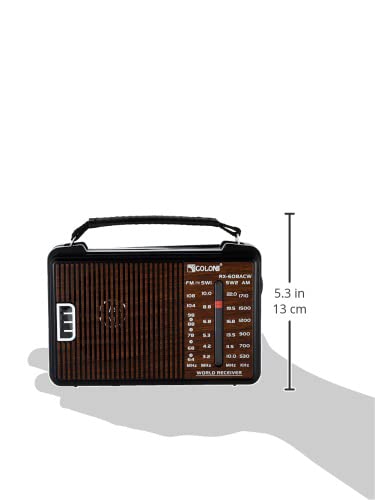 راديو كهربائي صغير بتصميم كلاسيك من كولون
