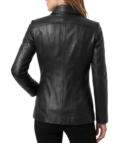TRENDS GENESIS Genuine Lambskin Leather Jacket