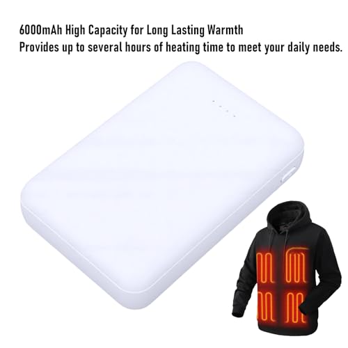 Power Bank para Ropa Calefactable EMUKOEP de 6000mAh Ideal para Invierno 3