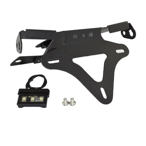 Support plaque d'immatriculation pour BMW remplace la bavette plastique origine avec cadre LED