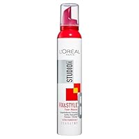 L’Oréal Paris Studio Line Schaumfestiger, Volumen und Struktur, 24 h ultra-starker Halt, Kein Verkleben, Fix&Style Fixier-Mousse, 1 x 200 ml