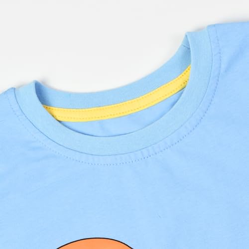 Image of HILEELANG Toddler Boy Short Sleeve Tee Shirts Summer Cotton Casual Graphic Crewneck Tshirt Packs