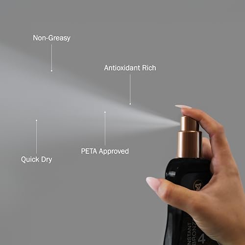 Image of Australian Gold Spray Gel Sunscreen with Instant Bronzer SPF - 4, 8 Ounce | Moisturize & Hydrate Skin | Broad Spectrum | Water Resistant | Non-Greasy | Oxybenzone Free | Cruelty Free
