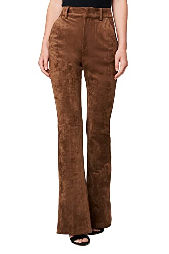 [BLANKNYC] Womens Luxury Clothing Vegan Leather Wide Wale Corduroy Flare Pant