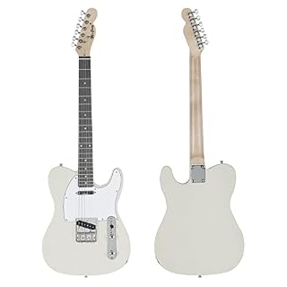 McGrey Rockit guitare électrique style TL set complet Antique White - Les Beatles, Paul McCartney, John Lennon, RIngo Starr, George Harrison McGrey Rockit guitare électrique style TL set complet Antique White – Image 2