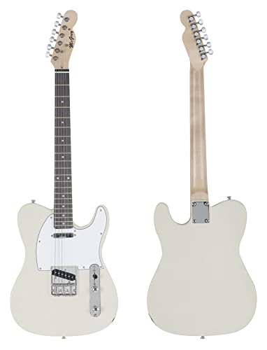 McGrey Rockit guitare électrique style TL set complet Antique White - Les Beatles, Paul McCartney, John Lennon, RIngo Starr, George Harrison McGrey Rockit guitare électrique style TL set complet Antique White – Image 3