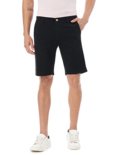 FYLTR Men's Straight Fit Stretch Cotton Khaki Shorts - Soft Handfeel