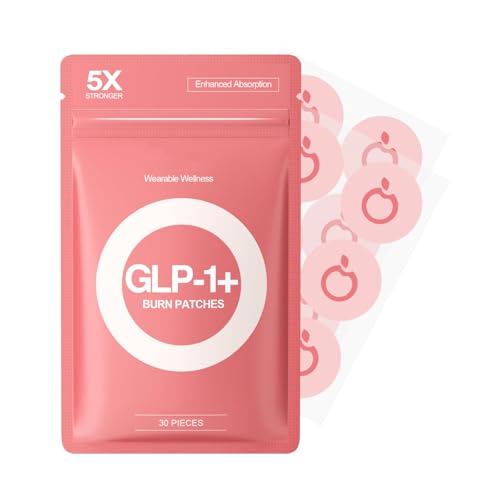 GLP1 Patches,5X Stronger Formula,12 Hour Hunger Management,Berberine、Pomegranate、Green Tea & L-Glutamine,New & Improved Kind (1)