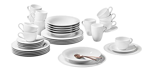 Seltmann Weiden Beat Service de table combiné 36 pièces + service à café + 6 tasses
