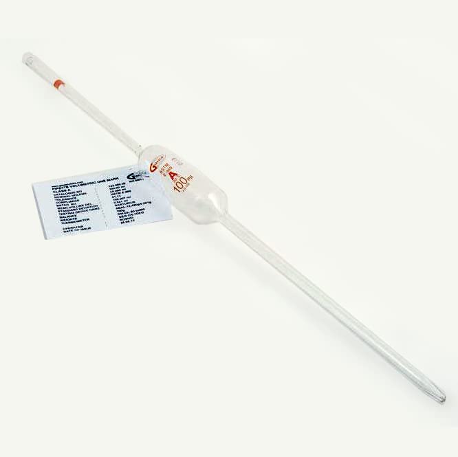 Volumetric Transfer Pipettes, Class A, Individually Certified, 25mL, case/5
