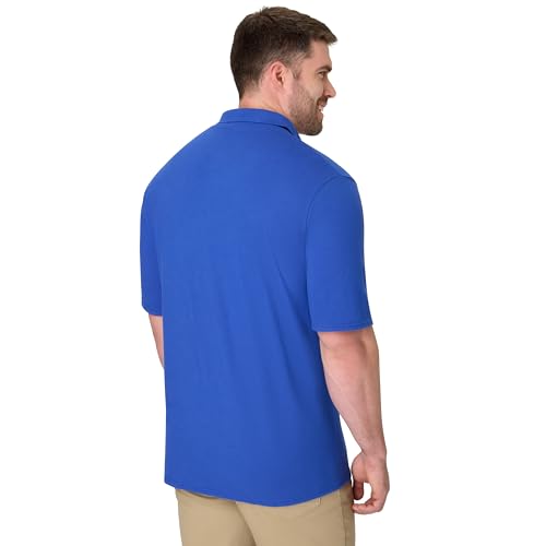 Image of Hanes Men's X-Temp Short Sleeve Polo Shirt, Midweight Men's Shirt