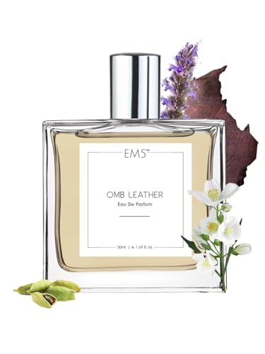 Image of EM5 OMB Leather Unisex Perfume | Eau de Parfum Spray for Men & Women | Strong and Lasting Fragrance | Leather Animalic Earthy | 50 ml