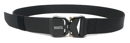 Rocky Mens Patton Black Nylon Cobra Release Tactical Belt2
