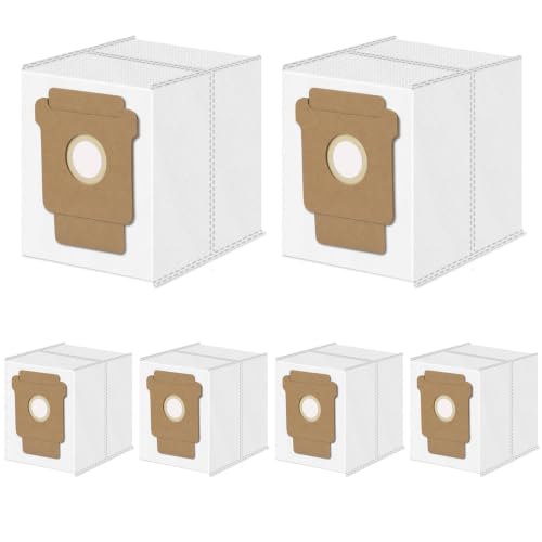 Image of 6 Pack 104 105 Replacement Vacuum Bags Compatible with iRobot Roomba 105X /415X /505X /106 /108 Combo, Plus 405 /504 /505 /507 Combo, 105 Vac /Max 705 Vac Clean Base Automatic Dirt Disposal Bags