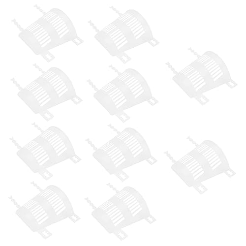 HIAKDOFT 10pezzi Vasi Per Trasparente Con Controllo Radici Per Piante Da Fiore e Coltivazione Di Seedlings