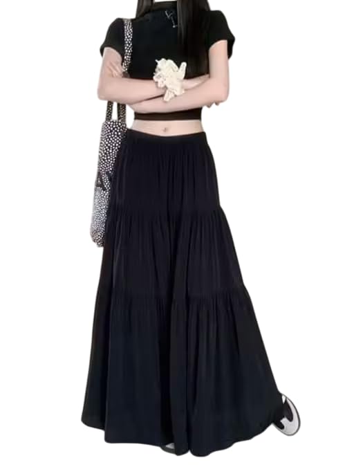 Women's Comfortable Black Skirt Style No-10 Skirt_Djn-10_36-image-46