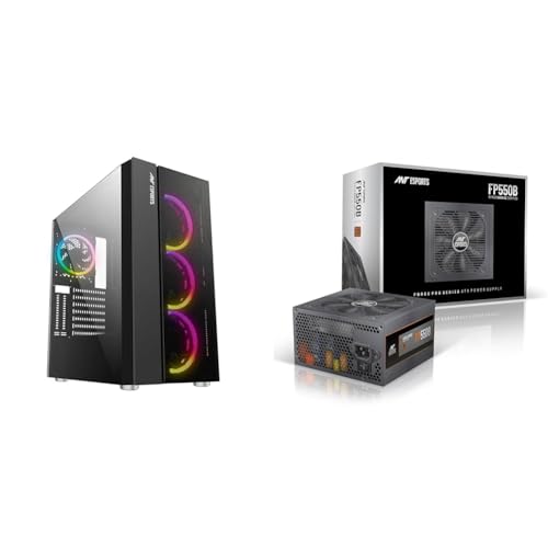 Image of Ant Esports ICE-511MT Mid Tower Mesh Gaming Cabinet Computer Case Supports E-ATX, ATX, Micro-ATX, Mi