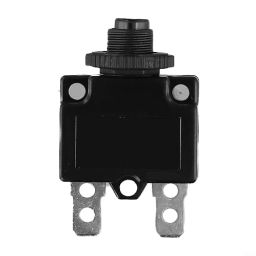 Overload Protector for Electric Tools, Circuit Breaker for Air Compressor, Thermal for Relay 3000 Cycles Motor Protection Switch, 250V AC(5A)