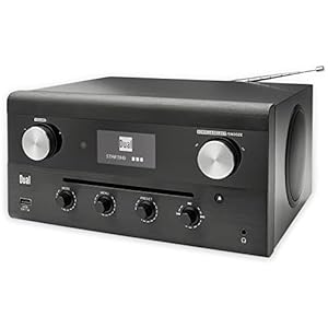 Dual CR 900 Phantom Radio/CD-speler met internetradio DAB+, FM AUX, Bluetooth, CD, DLNA, NFC, USB, WiFi, Internetradio G, zwart