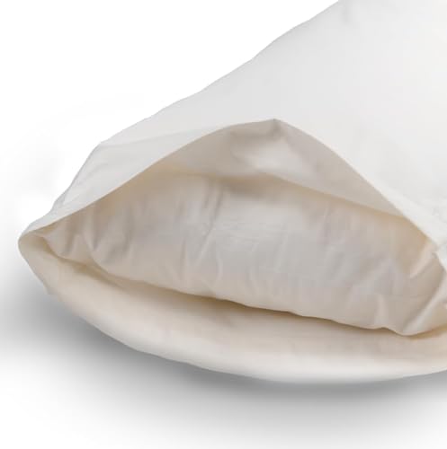 Naturepedic Body Pillowcase - Long Pillow for Bed - Huggable Pillow with No Memory Foam for Body Relief - Cover Only