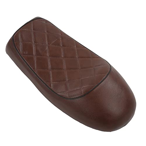 Asiento de motocicleta VGEBY de cuero artificial y forma de joroba para modelos clásicos CB