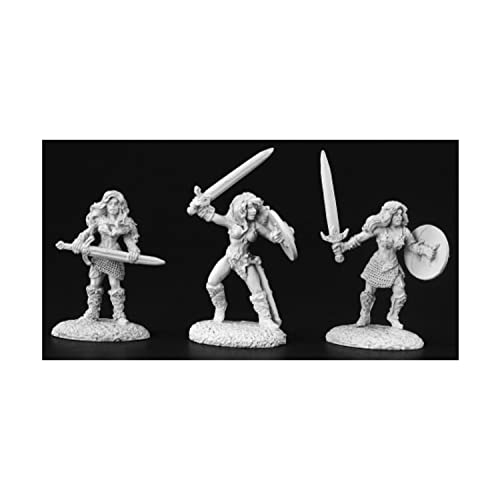 REAPER Female Barbarians statuette miniature à peindre pour collectionneur