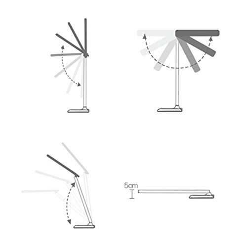 Klappbare LED-Schreibtischlampe, Schüler lesen wiederaufladbare USB-Schreibtischlampe – Bild 7