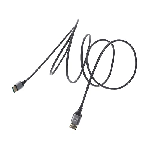 NULYLU 2m Male to Male Video Cable Ultra Thin Cord for Monitors Computers and Projectors High Speed for Use
