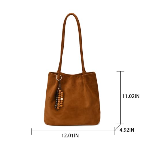 Bolsa Tote de Ante para Mujer Vintage miniatura 7