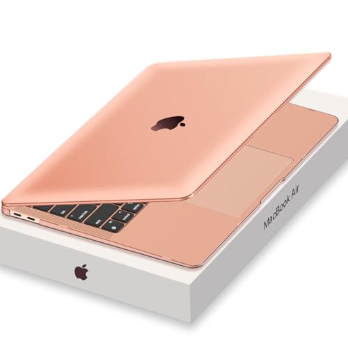 Macaset Feather Shield - Funda rígida protectora resistente para MacBook Air de 13.3 pulgadas (versión 2022-2018), modelos A2337 M1, A2179, A1932