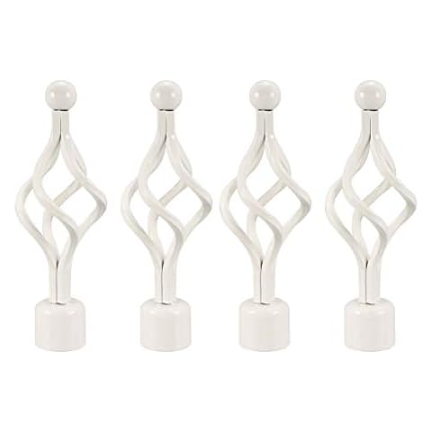 Sourcing Map Endstücke für Gardinenstange Cover