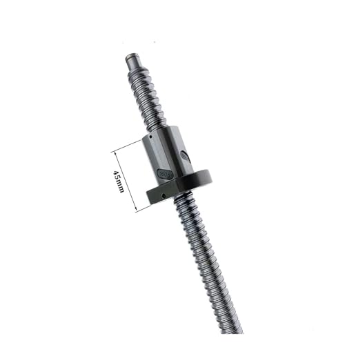 Tornillo de bolas SFU1605 con brida y extremos BK/BF12 para fresadoras CNC 4
