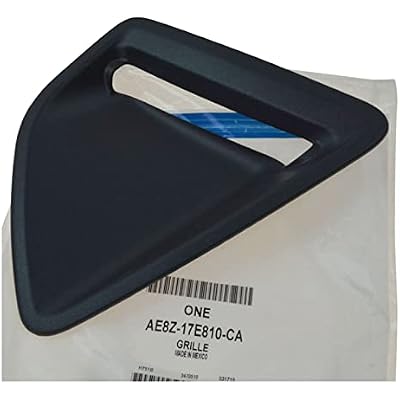 Right Fog Light Hole Cover Black Passenger Side Compatible with 2011-2013 Ford Fiesta