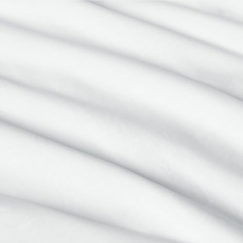 Miniatura 4 de Amazon Basics Juego de Funda Nórdica Cama 80/90 de Algodón Orgánico, 2 Piezas, Funda de edredón 135 x 200 cm y 1 Funda de Almohada 50 x 80 cm, Blanco