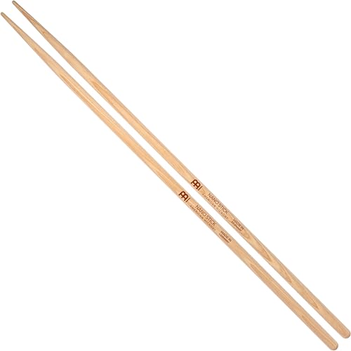 Meinl Stick & Brush Stick Nano Drumsticks for Low Volume — American Hickory with No Tip — Made in Germany (SB142)