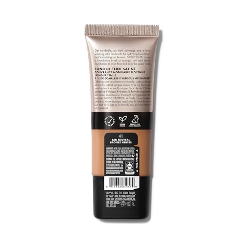 e.l.f. Soft Glam Foundation, Medium Coverage, Long-Lasting & Buildable Foundation for A Smooth Satin Finish - Image 2