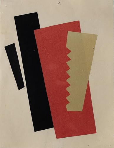 Composition Rouge-noir-or affiche toile Popova pour décoration salon moderne 60x90cm