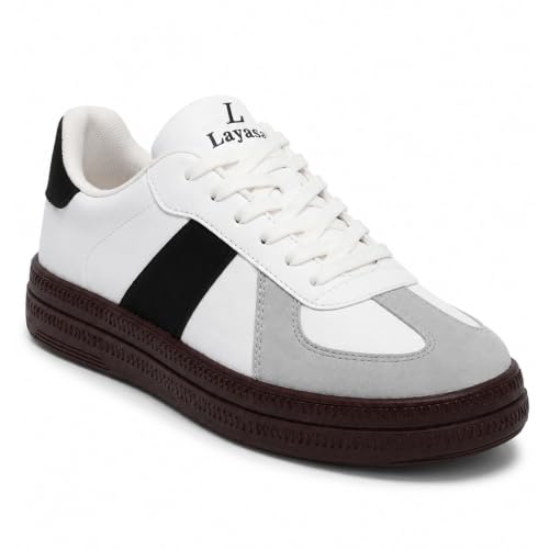 Image of layasa Women's Sneaker Stylish Women Shoes White