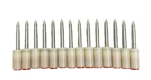 200PCS 42mm Steel Naked Nails for Mini Nails Gun Manual Power Tool Wall Anchor Wire Slotting for 7.3mm Mini Nail Gun